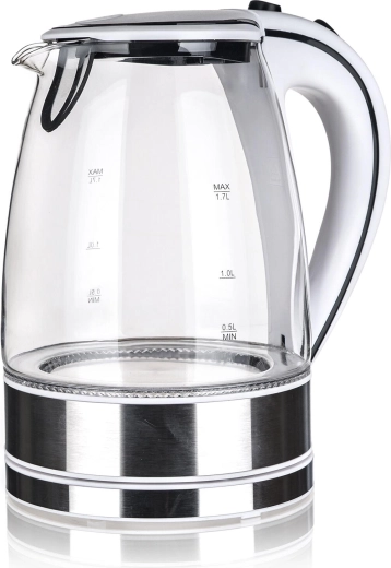 BLAZE 1.7 L Glass Electric Kettle with LED Lighting