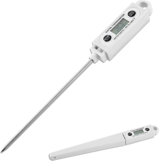 Thermomètre de cuisine électronique à sonde de pénétration 20 cm