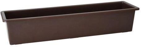 Zelfbewaterende bloembak Salvia 60 cm bruin