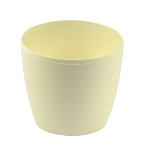 Cache-pot décoratif Magnolia 25 cm crème