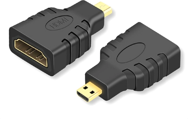 Hd26 hdmi micro hdmi adapter gold