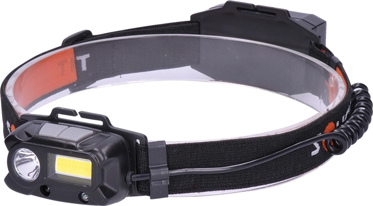 Solight oplaadbare LED-hoofdlamp 3 W + COB, 150 + 60 lm, Li-Ion - 1 stuk