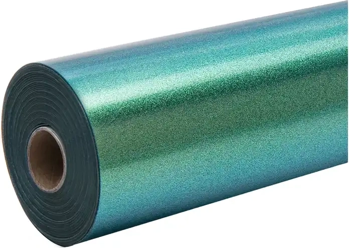HTVRONT Chameleon warmteoverdrachtsfolie 30,5 × 90 cm goudgroen