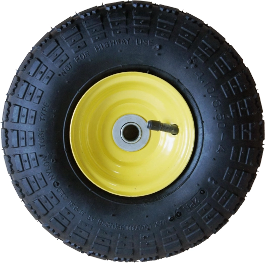 Aufblasbares Rad für Wagen, Durchmesser 260 mm, Achse 16 mm