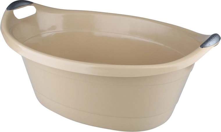 Oval bowl 40 L beige