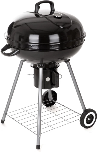 Garden kettle grill Vermont 57 cm with lid and wheels