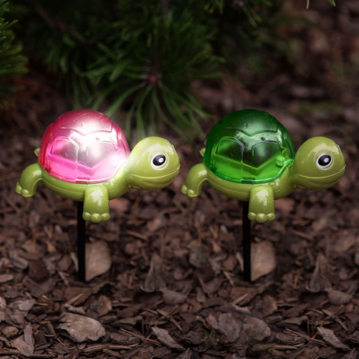 LED-zonnespinstlamp schildpad - 1 stuk