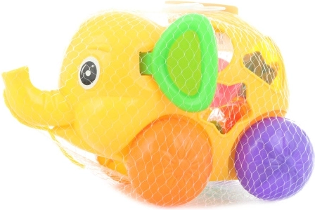 Vormensorteerder olifant voor kinderen 18 m+