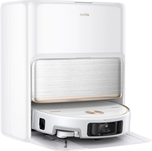 Aspirateur robot avec serpillière MOVA V70 Ultra Complete blanc