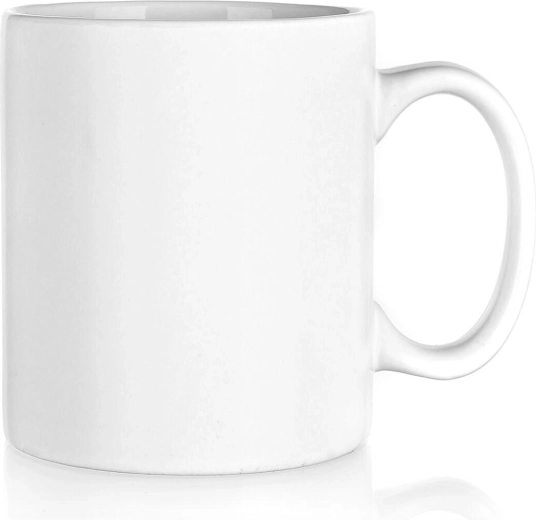 Mug en céramique mat blanc 350 ml