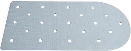 Non-slip bathtub mat 35.5 × 74 cm with suction cups – circles