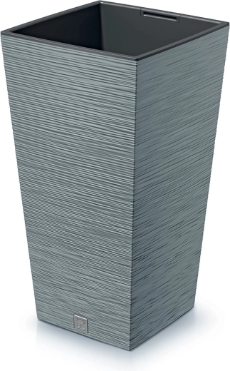 Cache-pot Furu Square 34,5 cm – gris béton