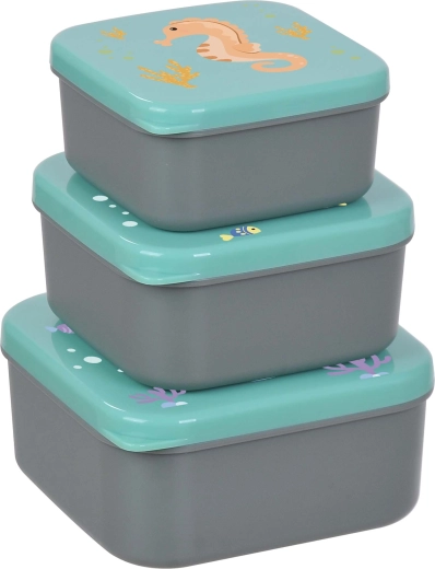 Ensemble de 3 boîtes à goûter pour enfants