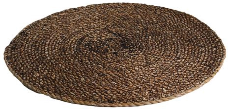 Quilted Round Seagrass Placemat 38 cm