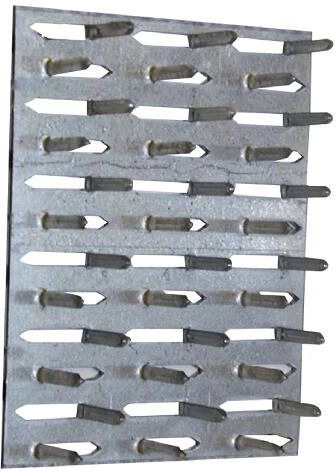 Tandplaat 54 × 195 mm, gegalvaniseerd staal