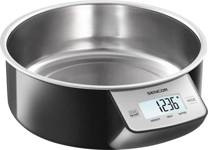 Balance de cuisine Sencor avec bol en acier inoxydable