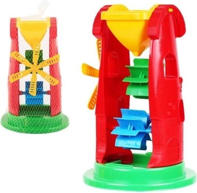 Kinder plastic molen voor zand en water