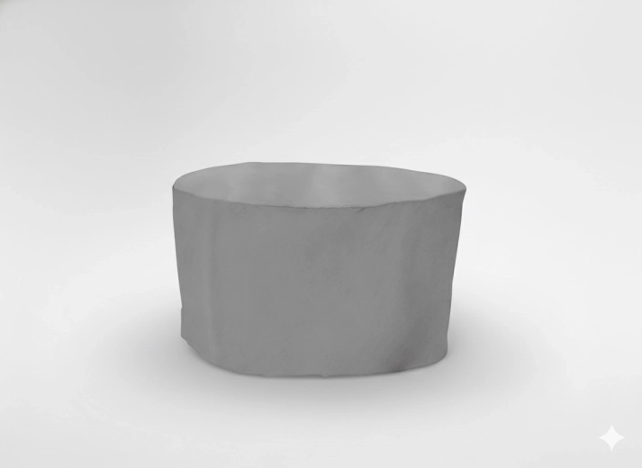 Protective cover for garden furniture 160 × 90 cm grey