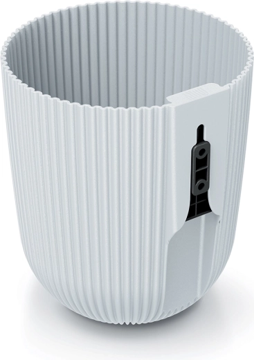 Pot de fleurs mural suspendu Milly Wall 14,6 cm blanc