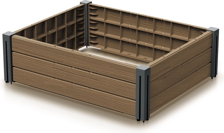 Carré potager surélevé en plastique Naturo ECO 75,6 cm BASE PLANT