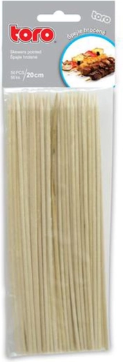 Angespitzte Spieße 20 cm TORO, 50 Stk.