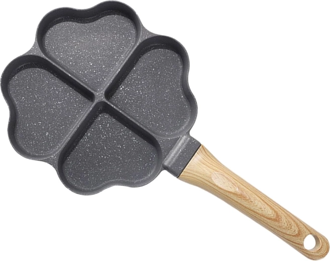Pannenkoeken- en eierpan met hartjes, geschikt voor inductie