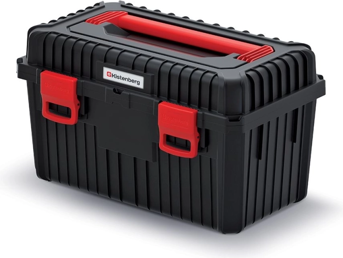 HEAVY tool case with removable insert, 585 × 360 × 337 mm, black
