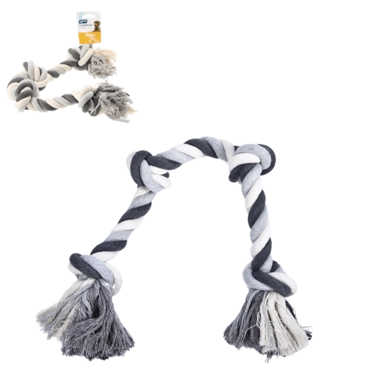 Rope tug toy for dogs 70 cm – durable tug and fetch toy