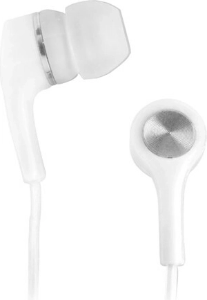 Setty in-ear stereo earphones 1 m white