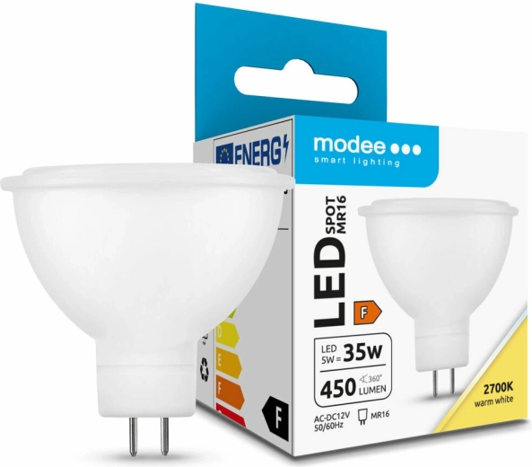 LED-lamp Modee Lighting GU5.3 MR16 5 W warmwit 2700 K, 450 lm, 100°