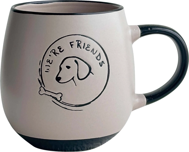 Keramische mok met hond 550 ml