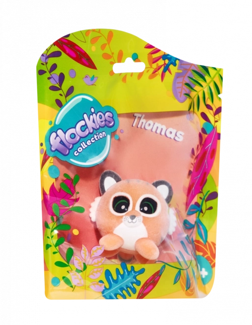 Flockies collectible animal figurine 4 cm - 1 piece