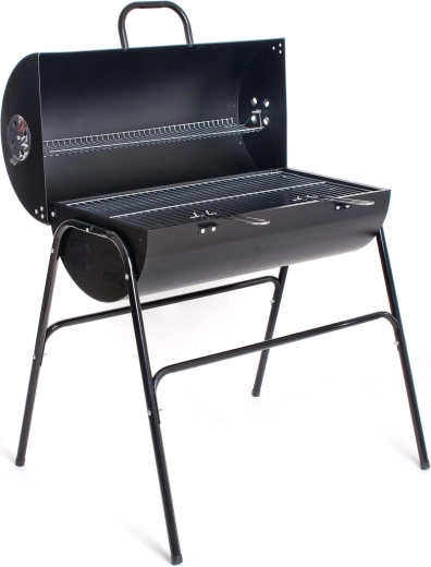 Holzkohlegrill Rancher, schwarz