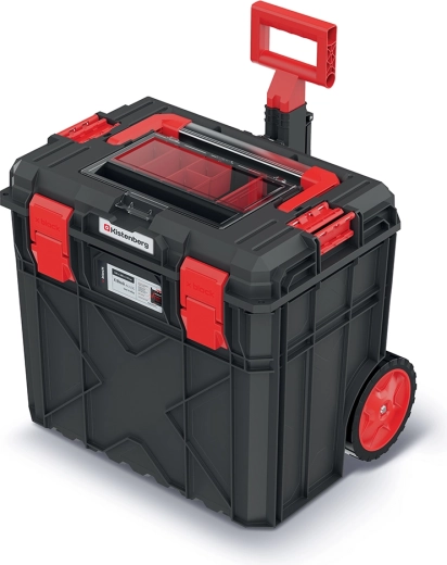 Gereedschapskoffer met wielen X-Block Alu Log, zwart