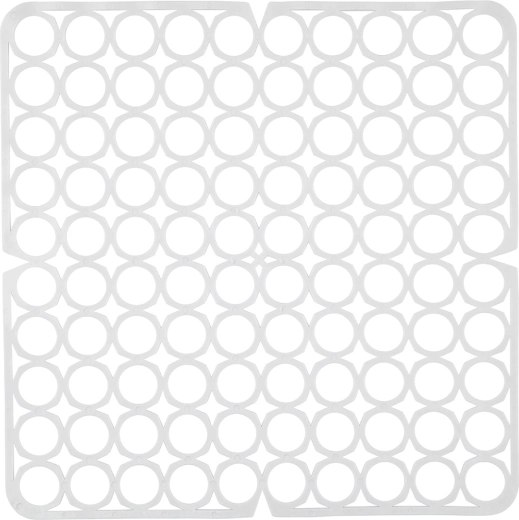 Elastisches Spülbecken-Gitter 27,5 × 27,5 cm, weiß