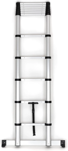 Telescoopladder 3,2 m, aluminium, draagvermogen 150 kg