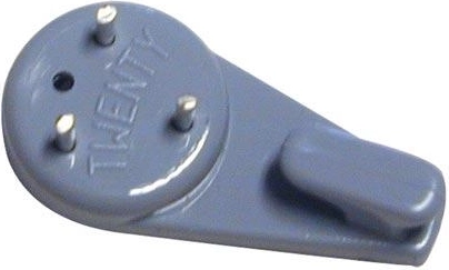 Universal TWENTY nylon hooks, dark brown, 5 pcs