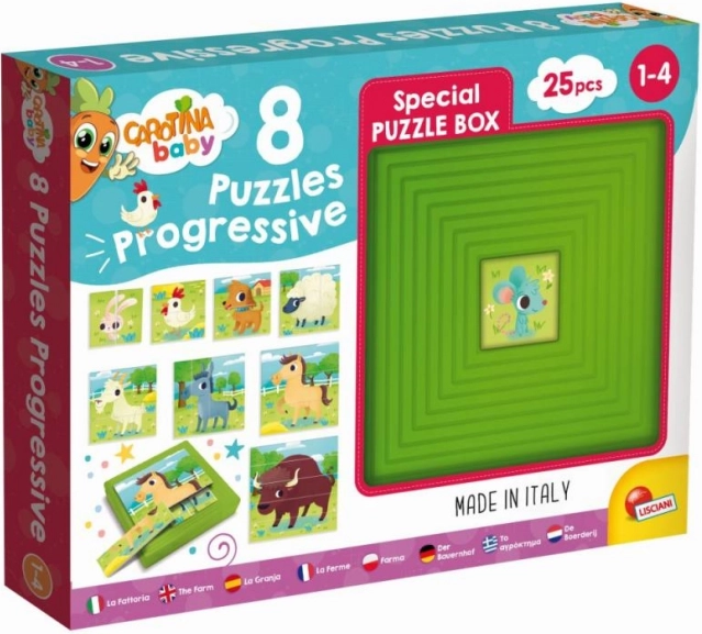 Puzzle progressifs CAROTINA Baby – ferme