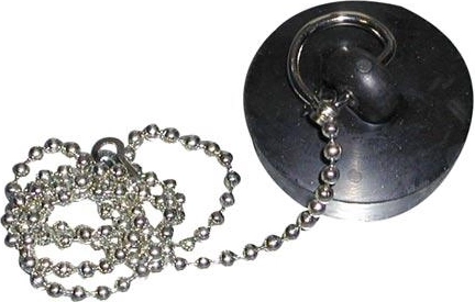 Bouchon d’évier 43 mm avec chaînette