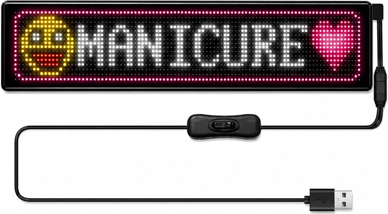 LED-paneel voor auto “duivelse ogen” IP65 19 × 89 cm