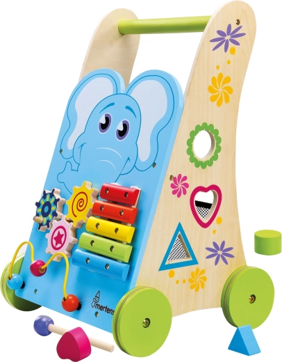 Wooden Activity Walker with Activities and Xylophone