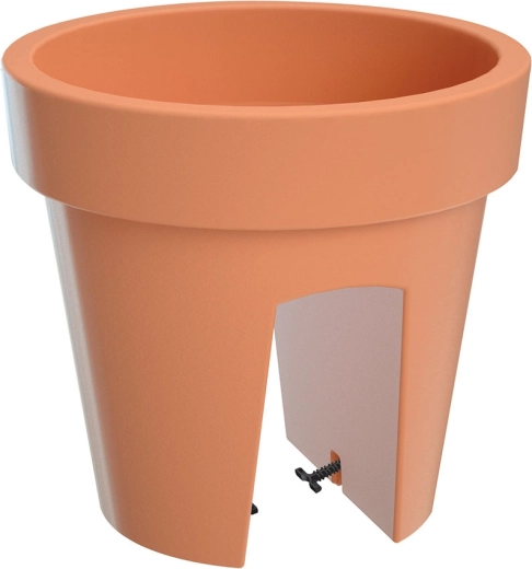 Jardinière de rambarde LOFLY Railing 24,5 cm terracotta