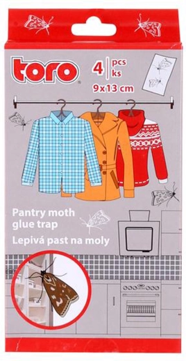 Kleefval voor kleermotten Toro 4 stuks