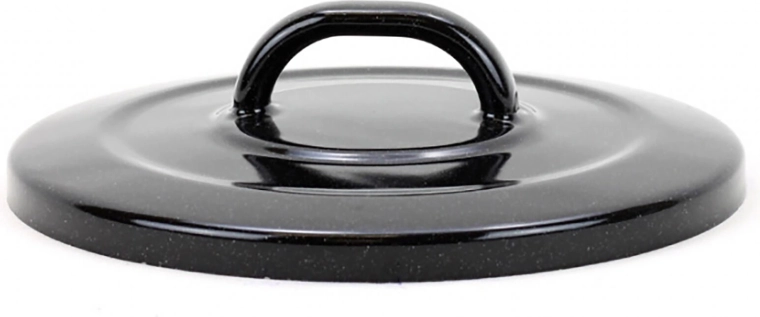 BELIS Standard Lid 28 cm – Enamelled Black with White Speckle