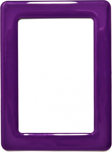 Magnetische zelfklevende lijst formaat 13,0x8,1 cm - paars
