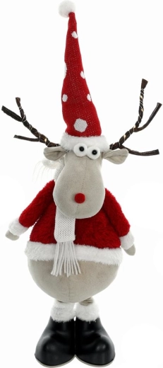 Plush reindeer with LED lighting Retlux 70 cm