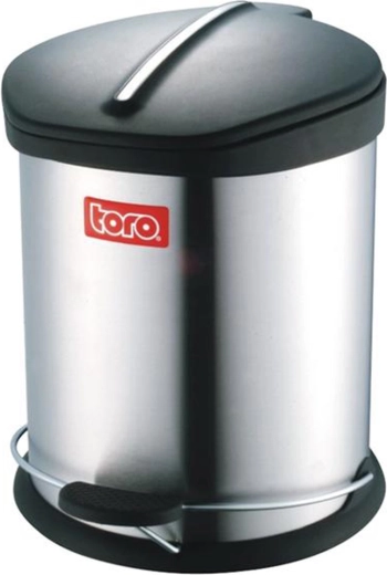 Waste bin with plastic lid 12 l