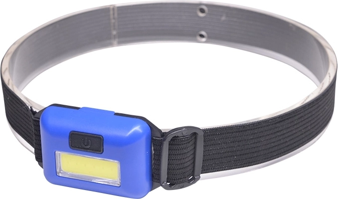 Lampe frontale LED Solight 3 W COB bleue