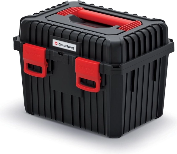 HEAVY tool case with removable insert, 445 × 360 × 337 mm, black