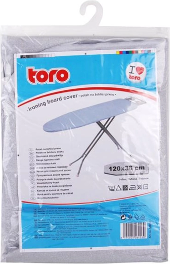 Toro housse pour table à repasser avec surface en téflon antiadhésif 38 × 120 cm